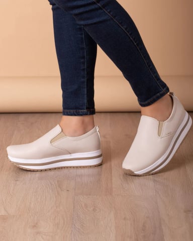 ZAPATILLA SHUMEN - NÉBULA - BEIGE - 4