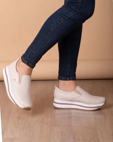ZAPATILLA SHUMEN - NÉBULA - BEIGE - 5