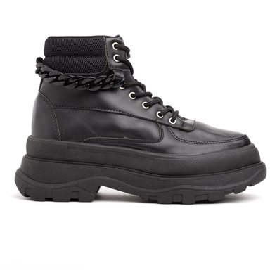 BOTINES MUJER NÉBULA NEGRO NALHY - 1