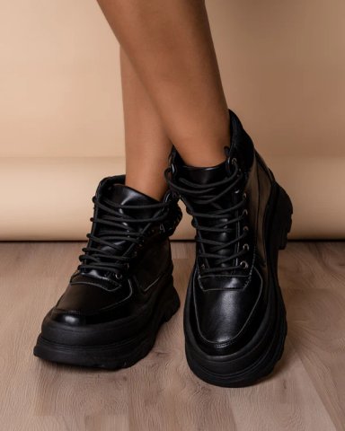 BOTINES MUJER NÉBULA NEGRO NALHY - 5