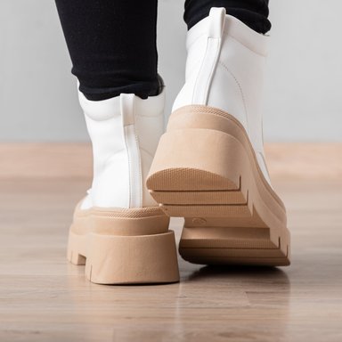 BOTAS MUJER NÉBULA BLANCO PLAKYT - 6