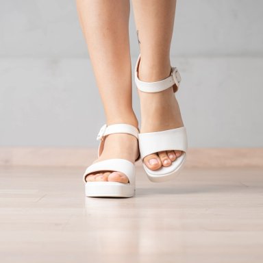 SANDALIA SEKAH - NÉBULA - BLANCO - 4