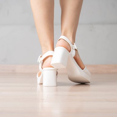 SANDALIA SEKAH - NÉBULA - BLANCO - 6