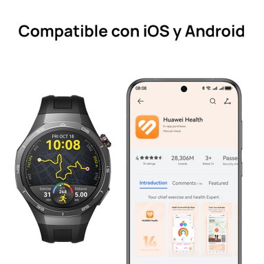 SMARTWATCH HUAWEI NEGRO MATE WATCH GT 5 PRO 46MM - 6