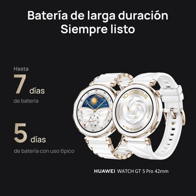 SMARTWATCH HUAWEI BLANCO WATCH GT 5 PRO 42MM - 2