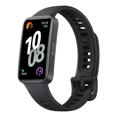SMARTBAND HUAWEI BAND 10 | BORDE DE POLÍMEROS | NEGRO | CARGA RÁPIDA 45 MINS* - 1