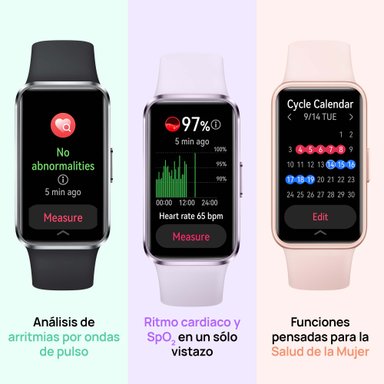 SMARTBAND HUAWEI BAND 10 | BORDE DE POLÍMEROS | NEGRO | CARGA RÁPIDA 45 MINS* - 6