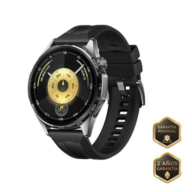 SMARTWATCH HUAWEI WATCH GT 6 46MM - NEGRO | BATERÍA HASTA 21 DÍAS* | BIENESTAR EMOCIONAL