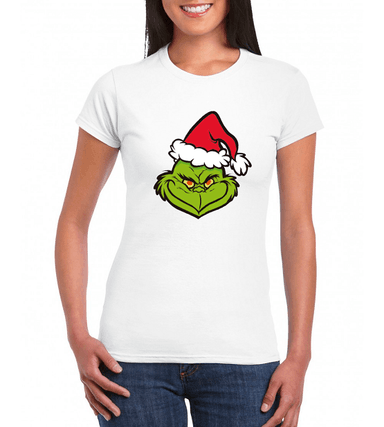 POLO MUJER MANGA CORTA DISEÑO GRINCH