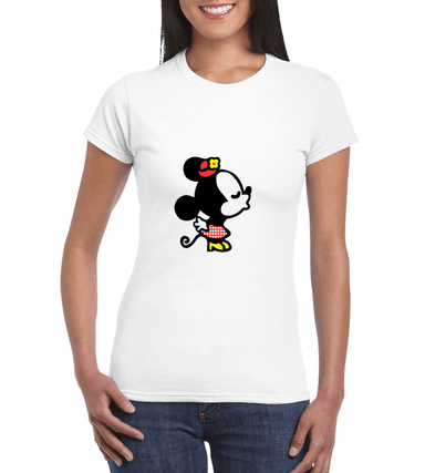 POLO ALGODÓN MUJER NATHALIE LOVE IT BLANCO SAN VALENTIN PAREJA