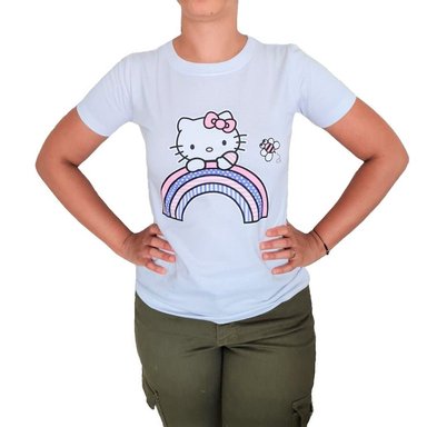 POLO MUJER DISEÑO KELLO KITTY