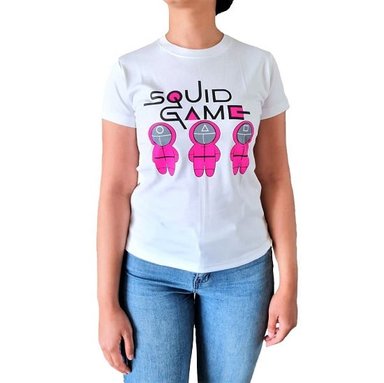 POLO MUJER DISEÑO JUEGO DEL CALAMAR