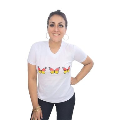 POLO MUJER MARIPOSAS