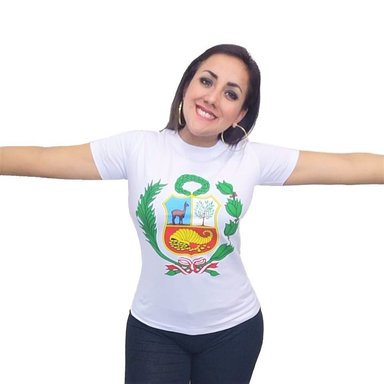 POLO MUJER ESCUDO NACIONAL COLORES