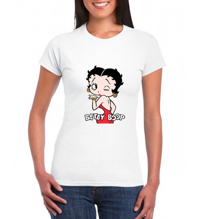 POLO MUJER DISEÑO BETTY BOOP