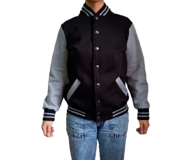 CASACA BOMBER UNISEX - NATHALIE LOVE IT - NEGRO - 1