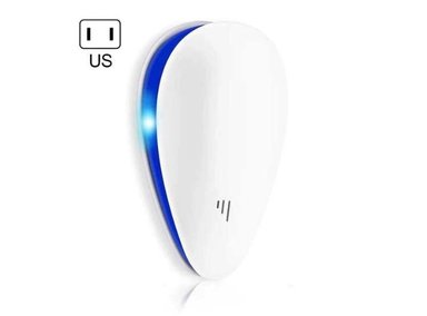 REPELENTE ZANCUDOS MOSQUITOS ULTRAVIOLETA SONIDO ULTRASÓNICO BLANCO