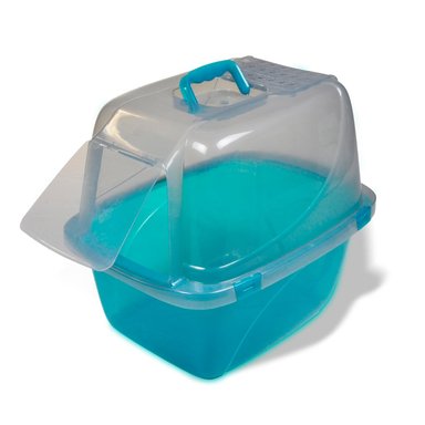 ARENERO GATO VAN NESS TAMAÑO GRANDE CERRADO TRANSPARENTE