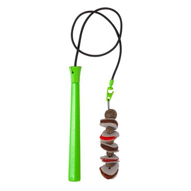 JUGUETE PERROS VARITA PRESA TERRESTRE JACKSON GALAXY CON HIERBA GATERA COMPRIMIDA