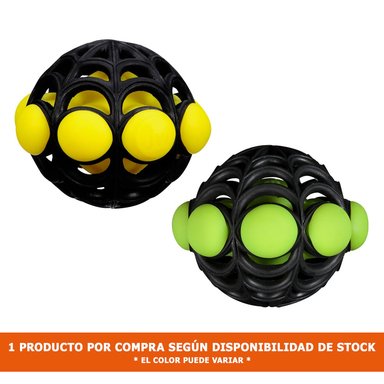 PELOTA GOMA PERROS FORMA ARÁCNIDO JW 1 UNIDAD