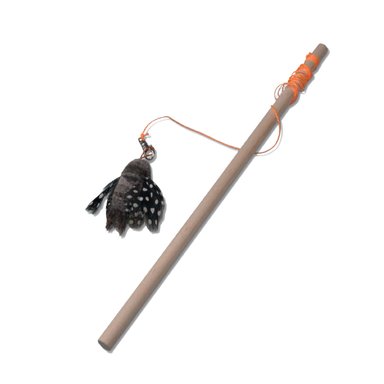 JUGUETE GATO VARITA CON POLILLA