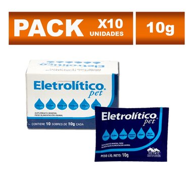 MEDICAMENTO PERROS Y GATOS VETNIL NECESIDADES ESPECIALES RAZA MEDIANA X10UN POLVO ELECTROLITICO DE 10G