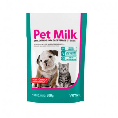 SUSTITUTO DE LECHE PERROS Y GATOS VETNIL NECESIDADES ESPECIALES RAZA MEDIANA 300GR PET MILK