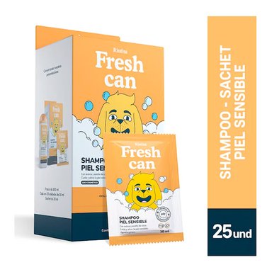 DESINFECTANTE PERRO Y GATO FRESHCAN SHAMPOO PIEL SENSIBLE ADULTO FRESH CAN 25UN