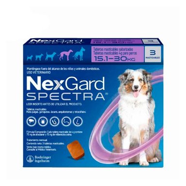 ANTIPULGAS PERRO BOEHRINGER 0.5 PIPETA 5-30KG 1 NEXGARD SPECTRA L 3