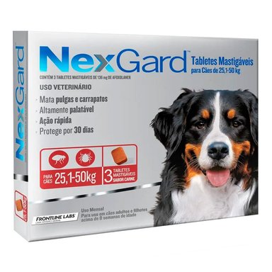 ANTIPULGAS PERRO NEXGARD 0.1 PIPETA 25-50KG 1 MASTICABLE 3