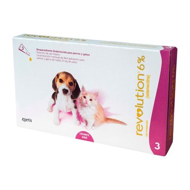 ANTIPULGAS GATO REVOLUTION 0.06 0.25 ML UNIDAD HASTA 2.5 KG 3