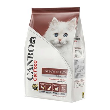 COMIDA SECA GATOS ADULTOS CANBO BOLSA SÚPER PREMIUM SALUD URINARIA 7KG