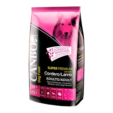 COMIDA PARA PERROS ADULTOS CORDERO CANBO SÚPER PREMIUM 15KG