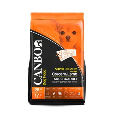 COMIDA SECA PERROS ADULTOS CANBO RAZA PEQUEÑA SABOR CORDERO BOLSA PREMIUM 3KG
