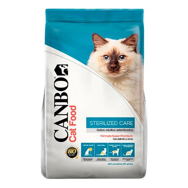 COMIDA SECA GATOS ADULTOS CANBO BOLSA ESTERILIZADO SUPER PREMIUM 1KG