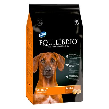 COMIDA SECA PERROS ADULTOS EQUILIBRIO RAZA GRANDE BOLSA AGILE 15KG