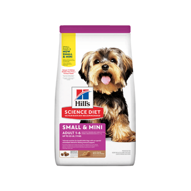 COMIDA SECA PERROS ADULTOS HILL'S SCIENCE DIET RAZA PEQUEÑA SABOR CORDERO BOLSA 2KG