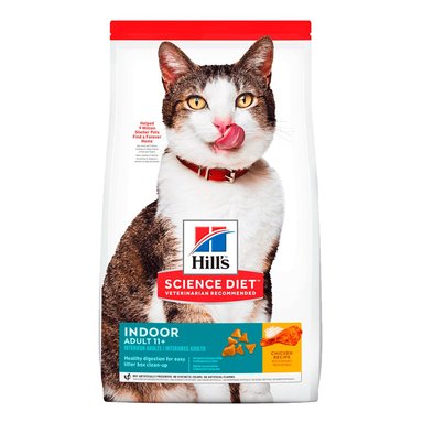 COMIDA SECA GATOS ADULTOS HILL'S SCIENCE DIET BOLSA +11AÑOS INDOOR 1.6KG