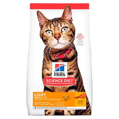 COMIDA SECA GATOS ADULTOS HILL'S SCIENCE DIET BOLSA CONTROL DE PESO 1.8KG