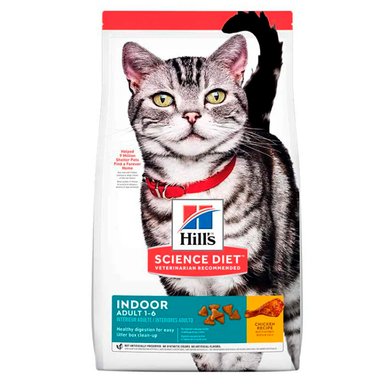 COMIDA SECA GATOS ADULTOS HILL'S SCIENCE DIET BOLSA DE INTERIORES 3.2KG