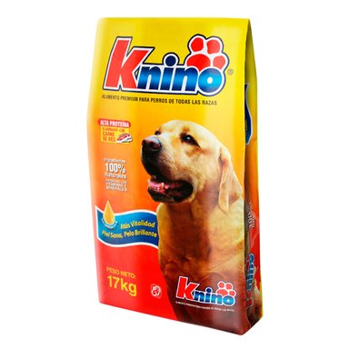 COMIDA SECA PERROS KNINO TODAS LAS RAZAS BOLSA PREMIUM 17KG
