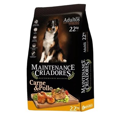 COMIDA SECA PERROS ADULTOS MAINTENANCE CRIADORES SABOR CARNE Y POLLO BOLSA 22KG