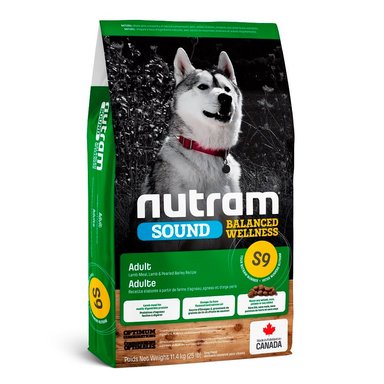COMIDA SECA PERROS ADULTOS NUTRAM TODAS LAS RAZAS SABOR CORDERO ARROZ BOLSA S9 11.4KG