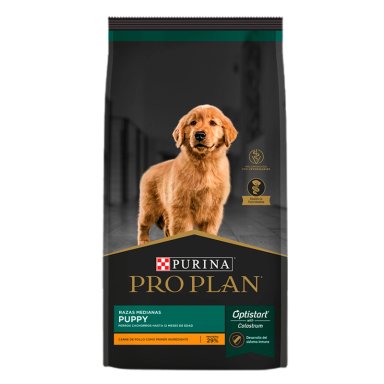 COMIDA SECA PERROS CACHORROS PURINA PROPLAN RAZA MEDIANA BOLSA 15KG
