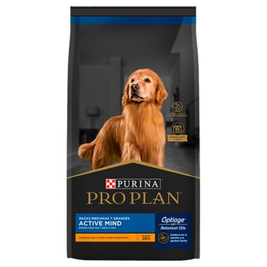 COMIDA SECA PERROS ADULTOS PURINA PROPLAN BOLSA 7+ ACTIVE MIND MEDIAN 15KG