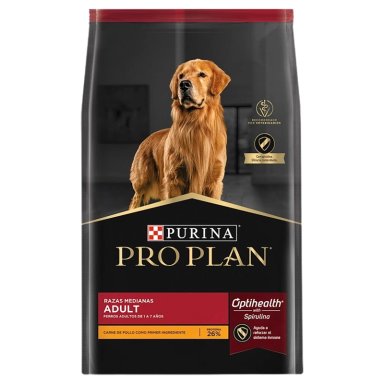 COMIDA SECA PERROS ADULTOS PURINA PROPLAN RAZA MEDIANA BOLSA 15KG