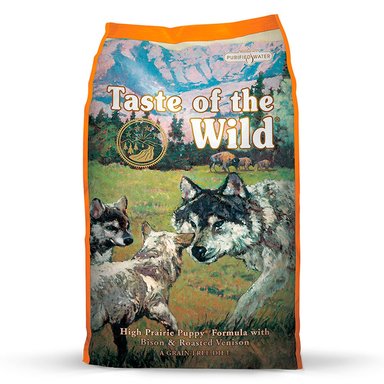 COMIDA SECA PERROS CACHORROS TASTE OF THE WILD SABOR VENADO BOLSA 12KG