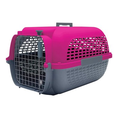 TRANSPORTADOR PERRO Y GATO DOG IT PEQUEÑA FUCSIA 48.3X32.6X28 CM