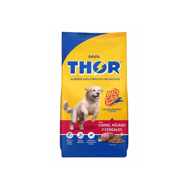 COMIDA PERROS THOR SABOR CARNE HIGADO CEREAL AD 25KG