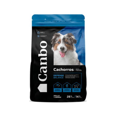 COMIDA PERROS CACHORROS CANBO SABOR POLLO ARROZ MYG 15KG